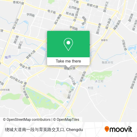 绕城大道南一段与育英路交叉口 map