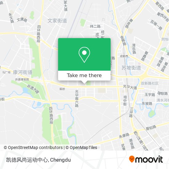凯德风尚运动中心 map