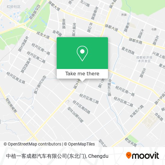 中植一客成都汽车有限公司(东北门) map