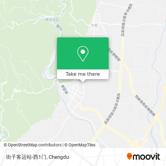 街子客运站-西1门 map