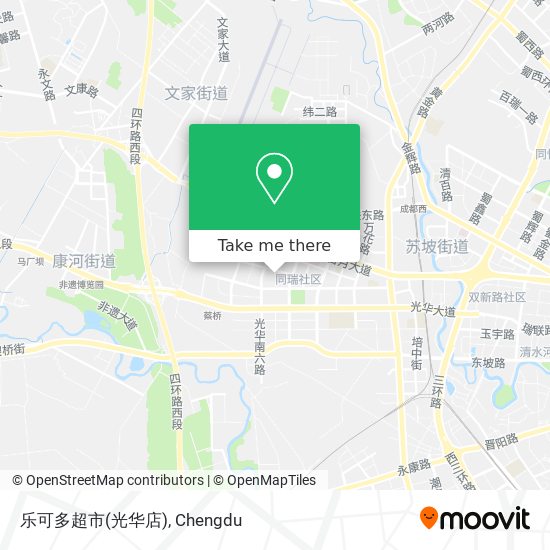乐可多超市(光华店) map