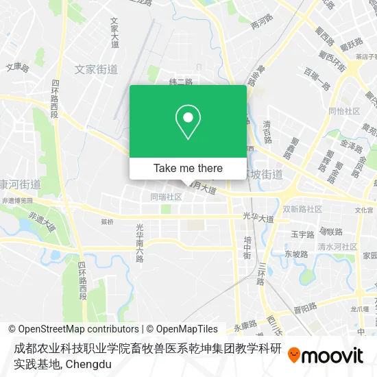 成都农业科技职业学院畜牧兽医系乾坤集团教学科研实践基地 map