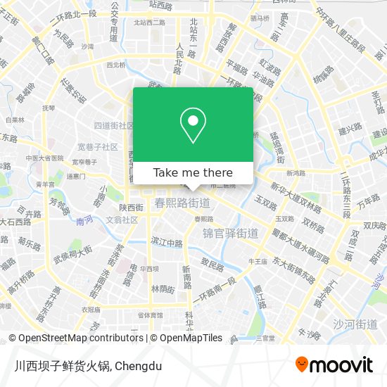 川西坝子鲜货火锅 map