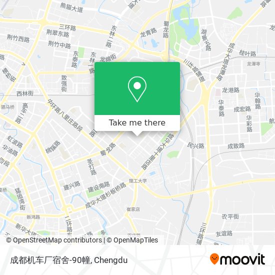 成都机车厂宿舍-90幢 map