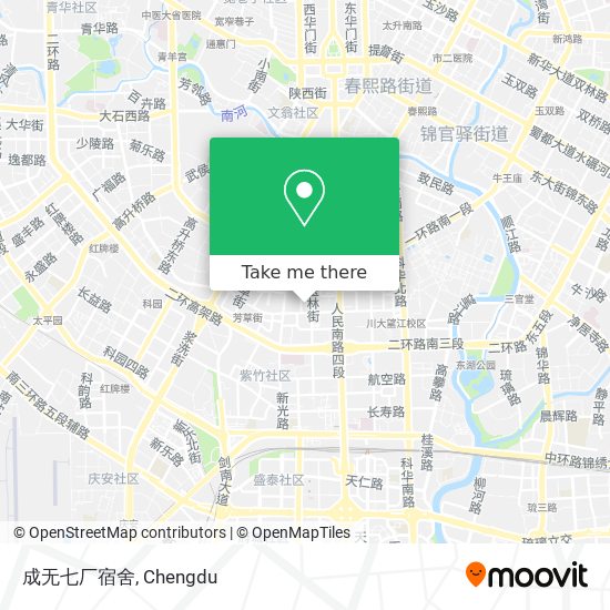 成无七厂宿舍 map