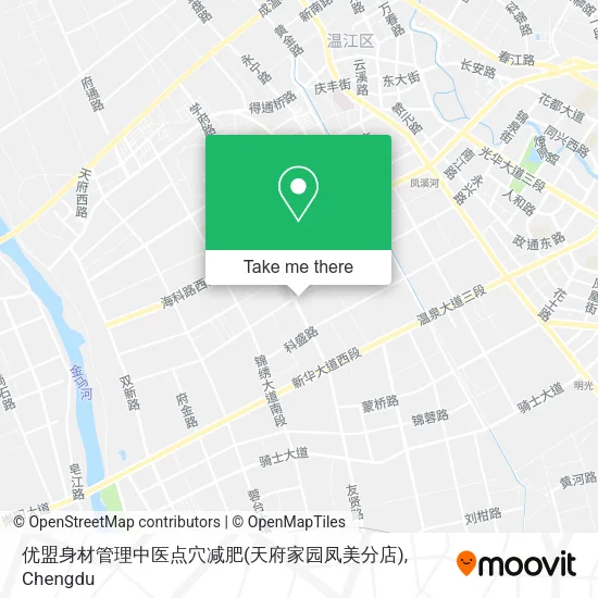 优盟身材管理中医点穴减肥(天府家园凤美分店) map