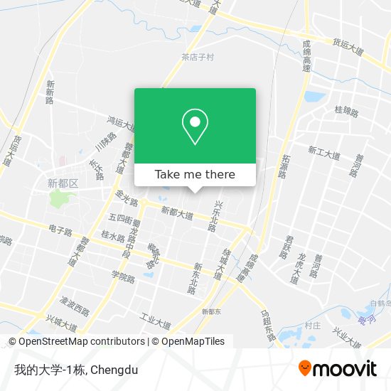 我的大学-1栋 map