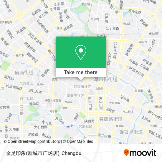 金足印象(新城市广场店) map