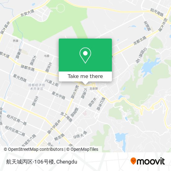 航天城丙区-106号楼 map