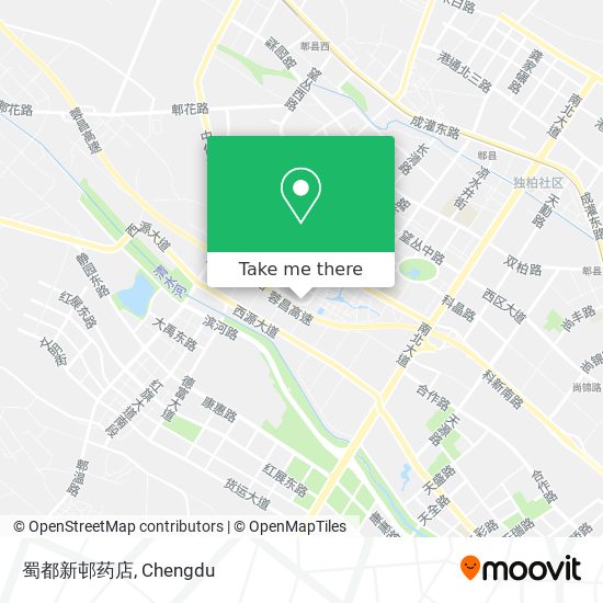 蜀都新邨药店 map