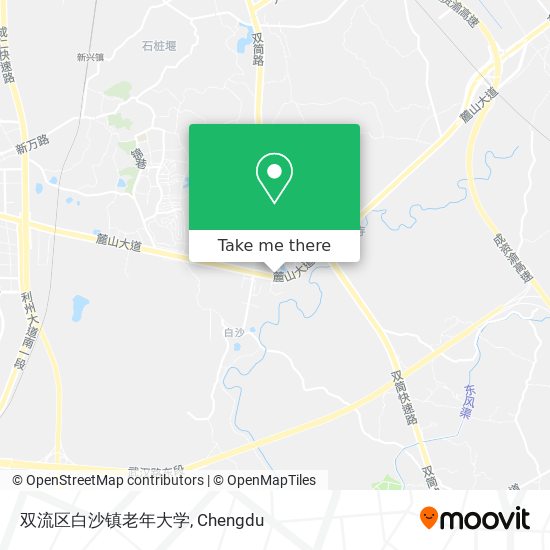 双流区白沙镇老年大学 map