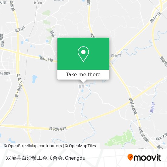 双流县白沙镇工会联合会 map