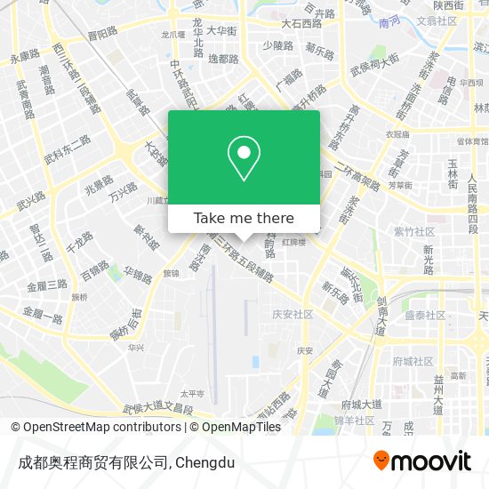 成都奥程商贸有限公司 map