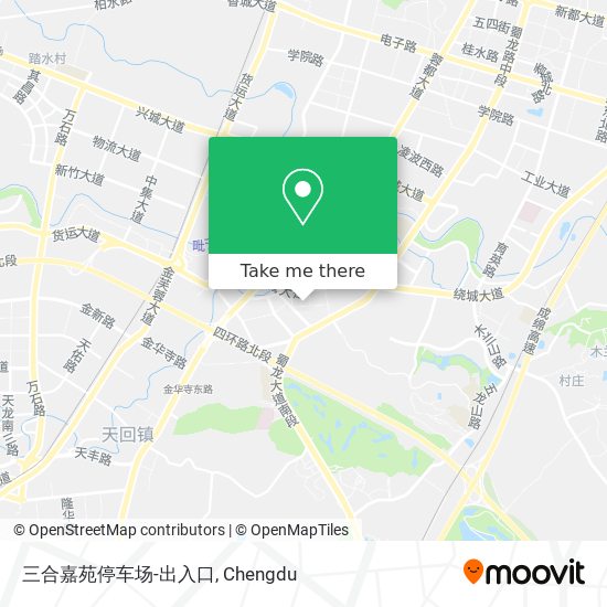 三合嘉苑停车场-出入口 map