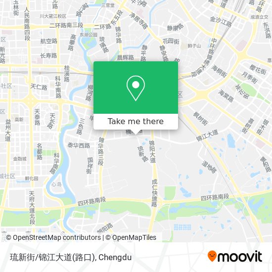 琉新街/锦江大道(路口) map