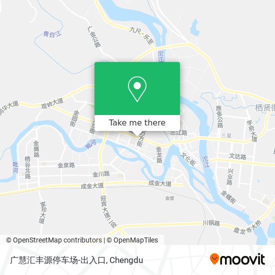 广慧汇丰源停车场-出入口 map