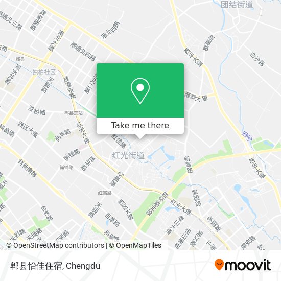 郫县怡佳住宿 map