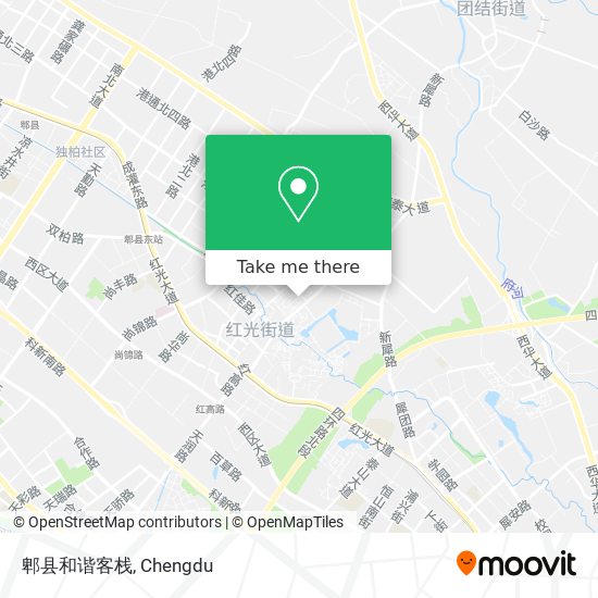 郫县和谐客栈 map