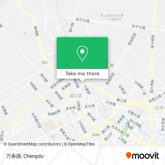 万春路 map
