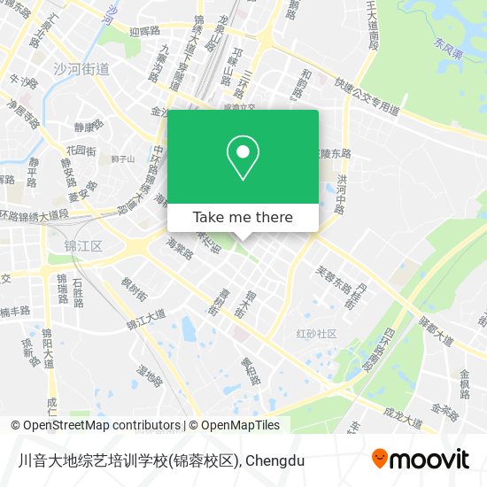 川音大地综艺培训学校(锦蓉校区) map