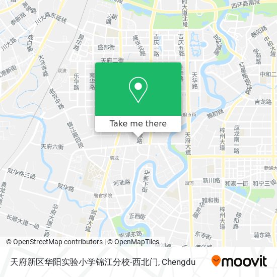 天府新区华阳实验小学锦江分校-西北门 map