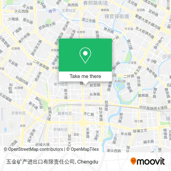 五金矿产进出口有限责任公司 map