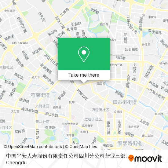 中国平安人寿股份有限责任公司四川分公司营业三部 map