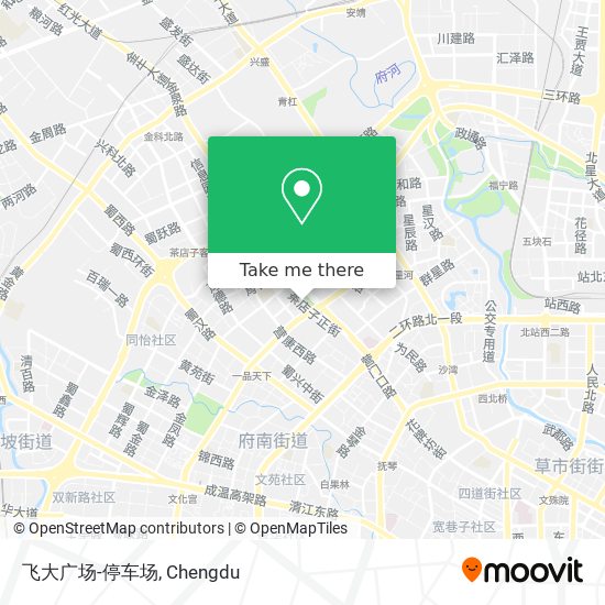 飞大广场-停车场 map