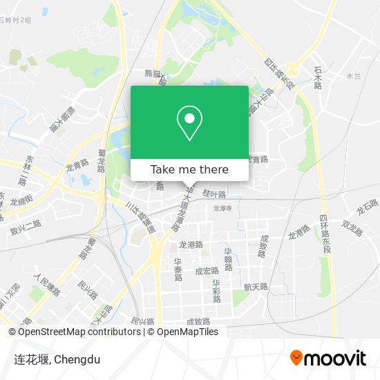 连花堰 map