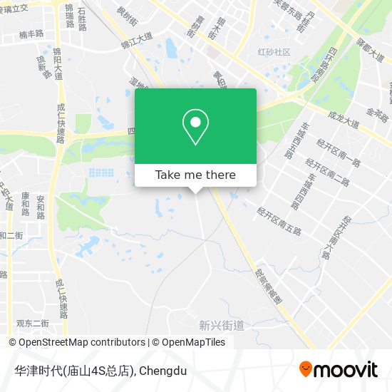 华津时代(庙山4S总店) map