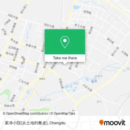 素净小院(从土地到餐桌) map