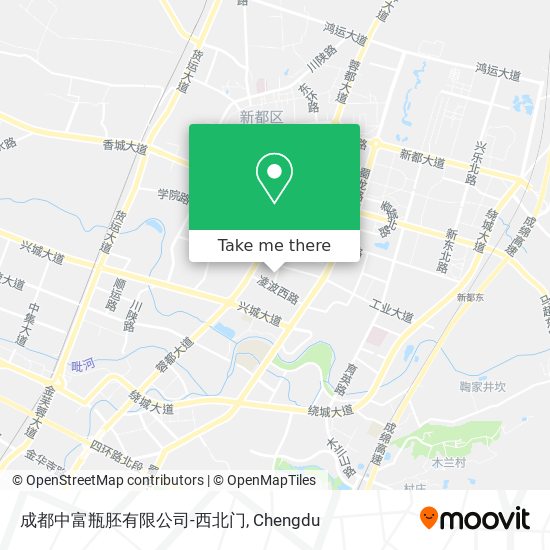 成都中富瓶胚有限公司-西北门 map