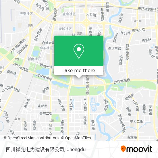四川祥光电力建设有限公司 map