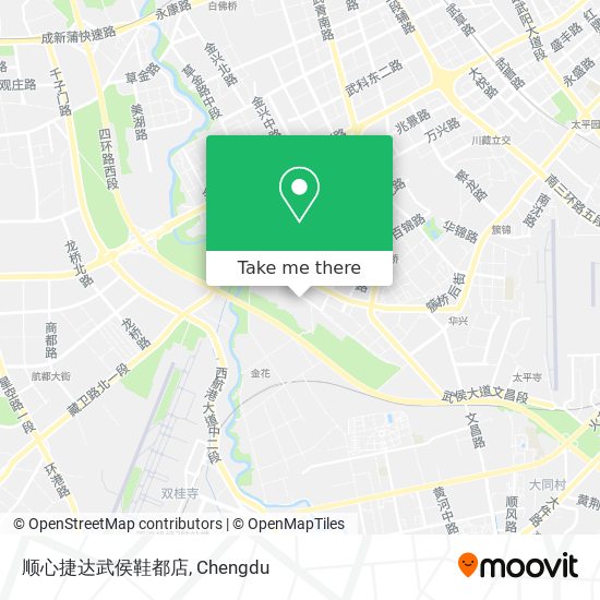 顺心捷达武侯鞋都店 map