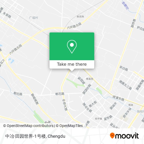 中冶·田园世界-1号楼 map