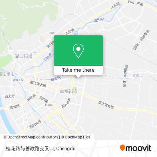 桂花路与善政路交叉口 map