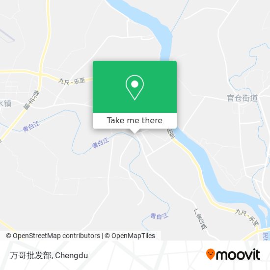 万哥批发部 map