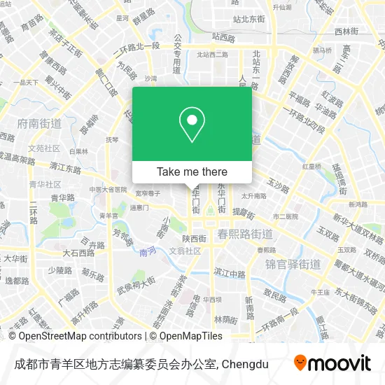 成都市青羊区地方志编纂委员会办公室 map