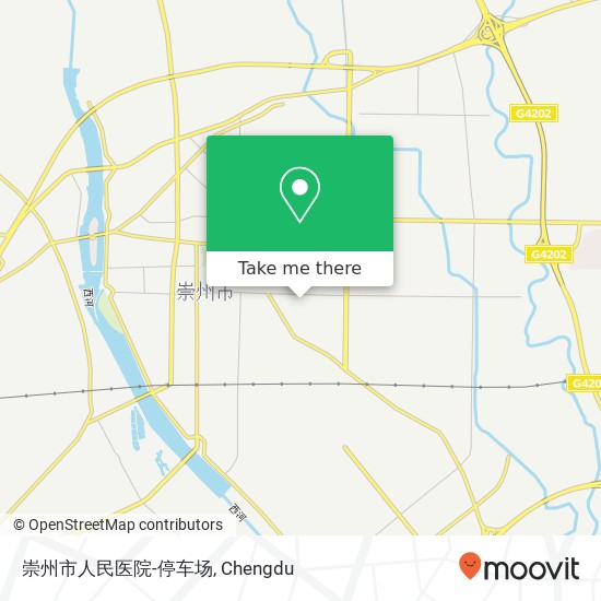 崇州市人民医院-停车场 map