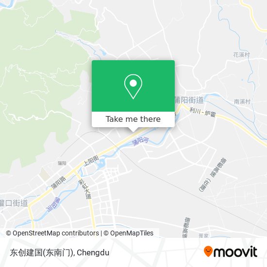 东创建国(东南门) map