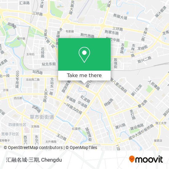 汇融名城-三期 map