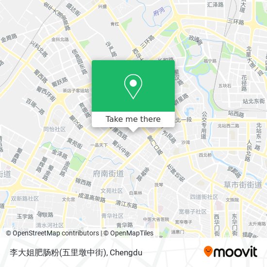 李大姐肥肠粉(五里墩中街) map