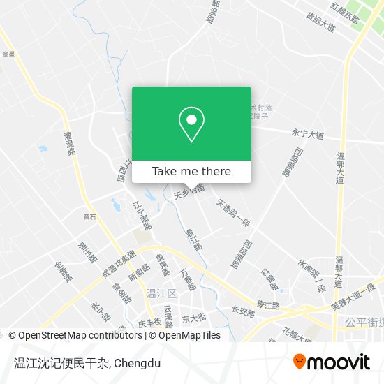 温江沈记便民干杂 map