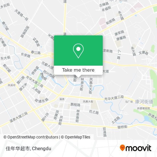 佳年华超市 map