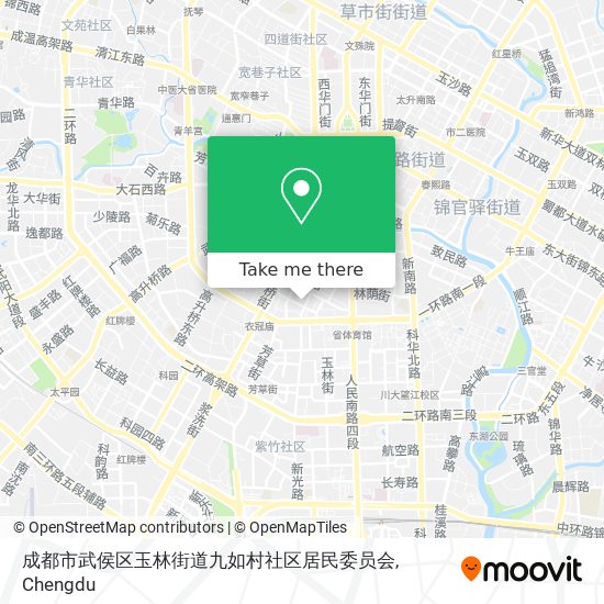成都市武侯区玉林街道九如村社区居民委员会 map