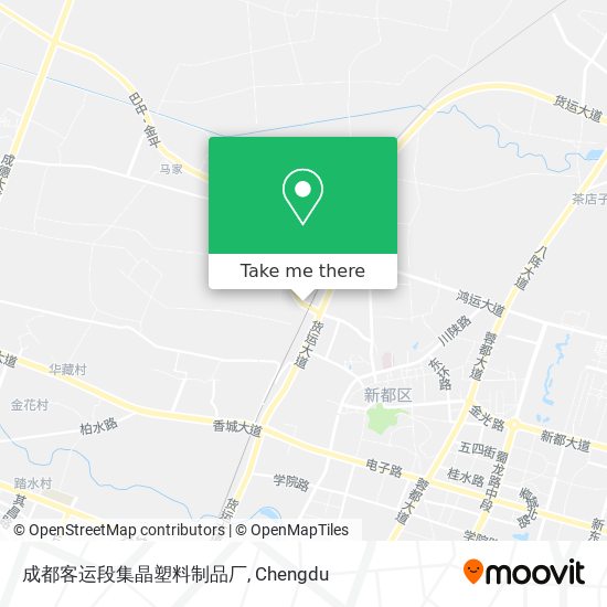 成都客运段集晶塑料制品厂 map