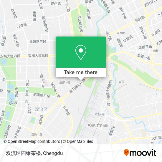 双流区四维茶楼 map