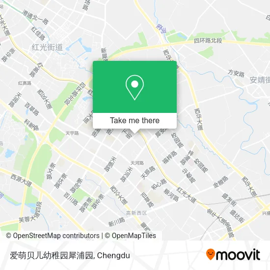 爱萌贝儿幼稚园犀浦园 map