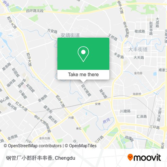 钢管厂小郡肝串串香 map