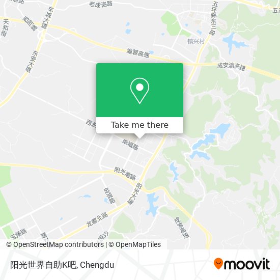 阳光世界自助K吧 map